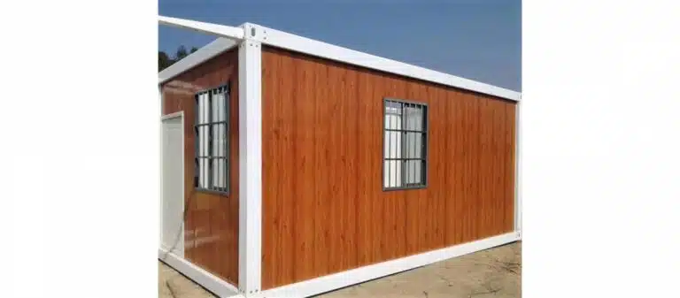 Small residential container or backyard storage space