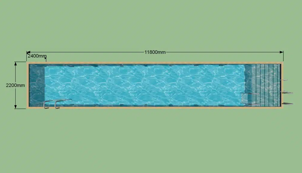 Container Swimming Pools Floor Plan
