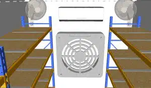Dry and cure grow container