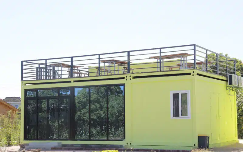 Contemporary and spacious residential container home