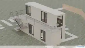 Container homes triple unit