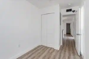 Stylish container home with back views