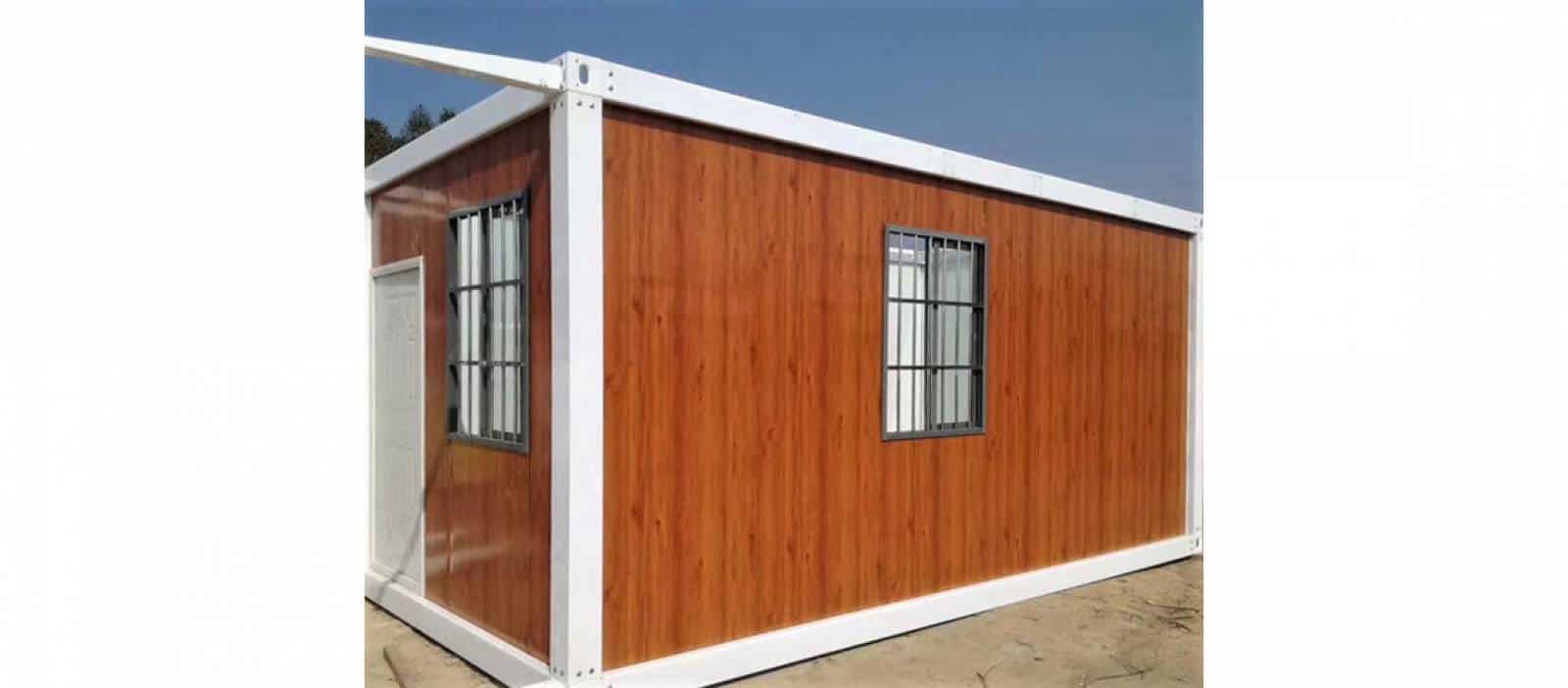 Small residential container or backyard storage space