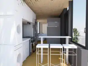 Permanent modern residential container home