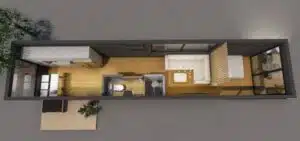 Permanent modern residential container home