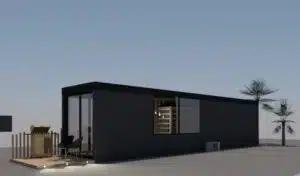 Permanent modern residential container home