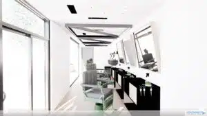 Hair and Nail Salon Container